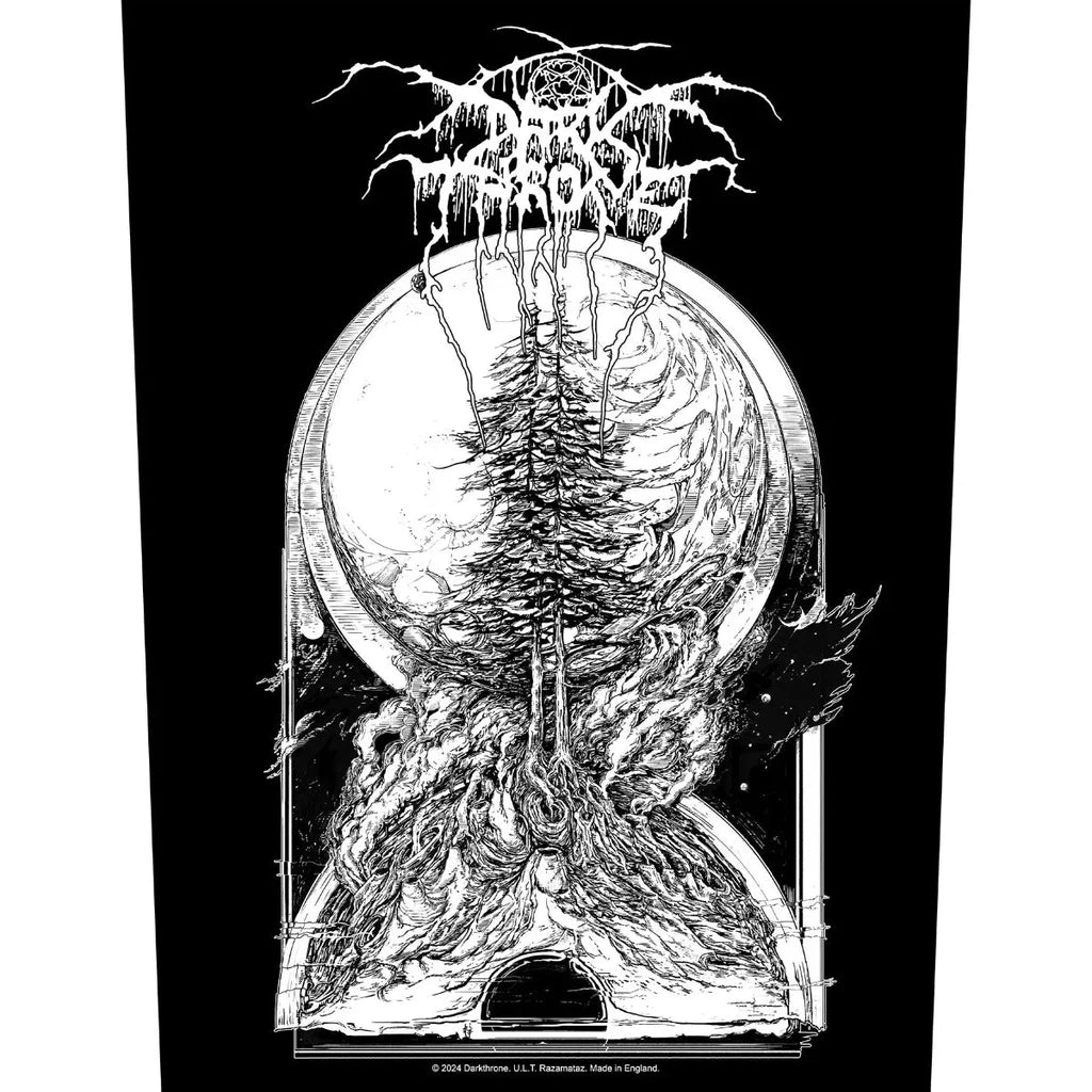 Darkthrone - Lone Pines of the Lost Brodeerattu Selkämerkki / Back Patch 28×38 cm - Hoopee.fi