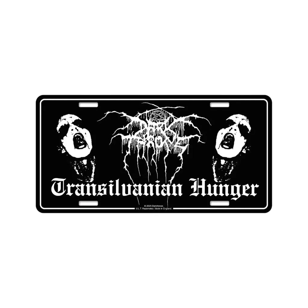 Darkthrone Transilvanian hunger sisustuskilpi – alumiini koristekilpi - Hoopee.fi