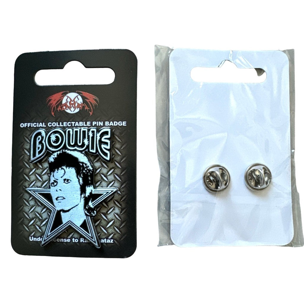 David Bowie - Aladdin sane metallinen pinssi - Hoopee.fi
