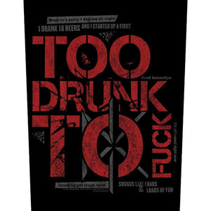 Dead Kennedys - Too drunk selkämerkki - Hoopee.fi