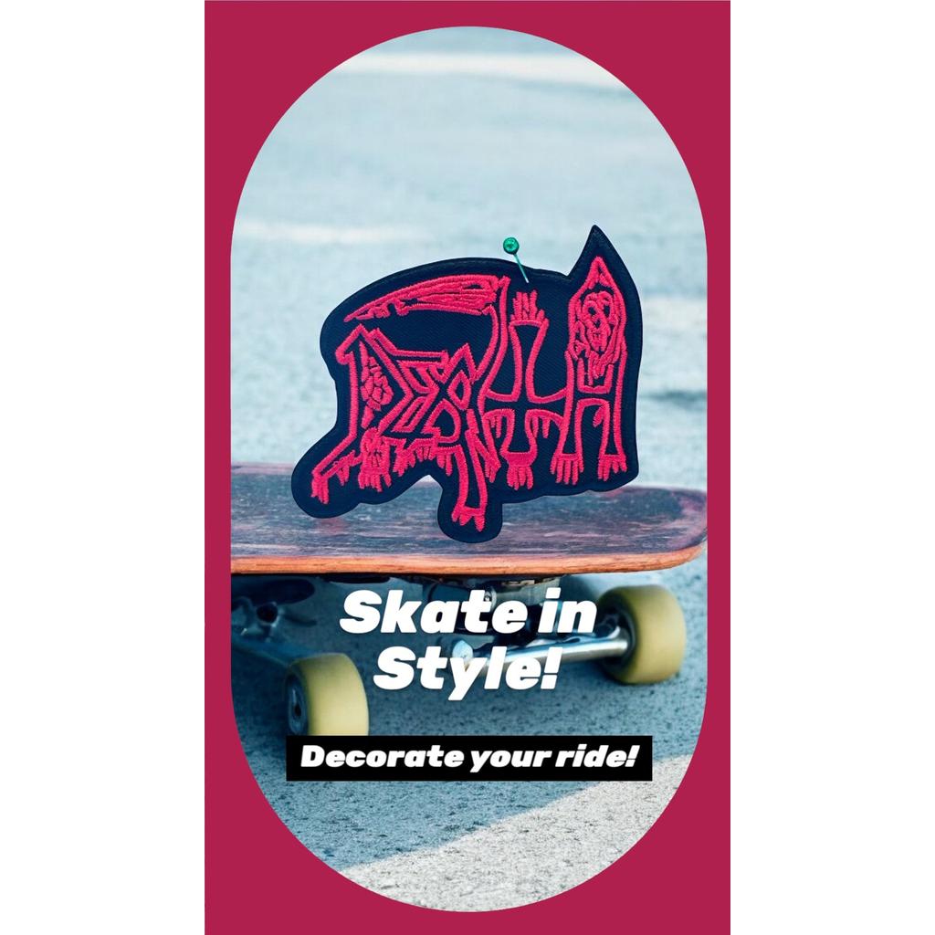Death - Cut out logo hihamerkki - Hoopee.fi