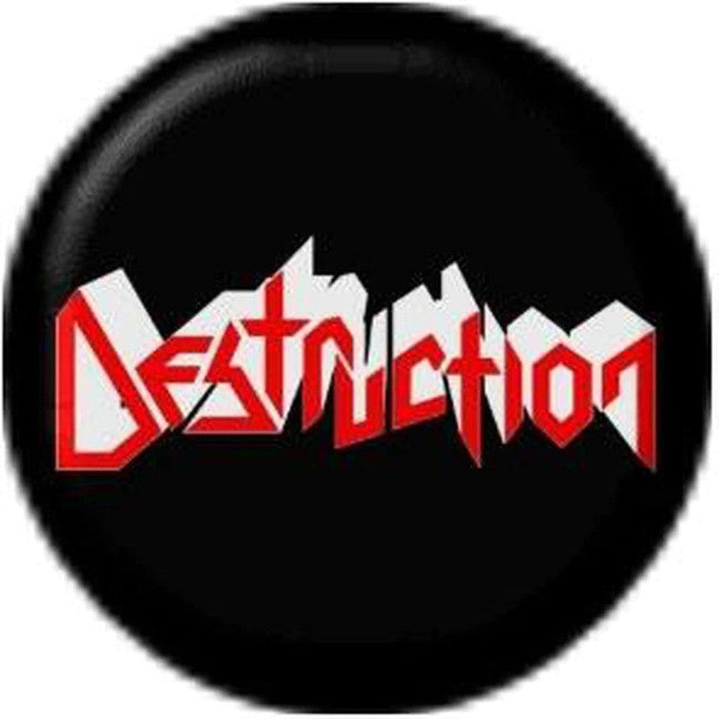 Destruction - Logo Rintanappi / Pin Badge 32 mm - Hoopee.fi