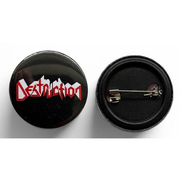 Destruction - Logo Rintanappi / Pin Badge 32 mm - Hoopee.fi