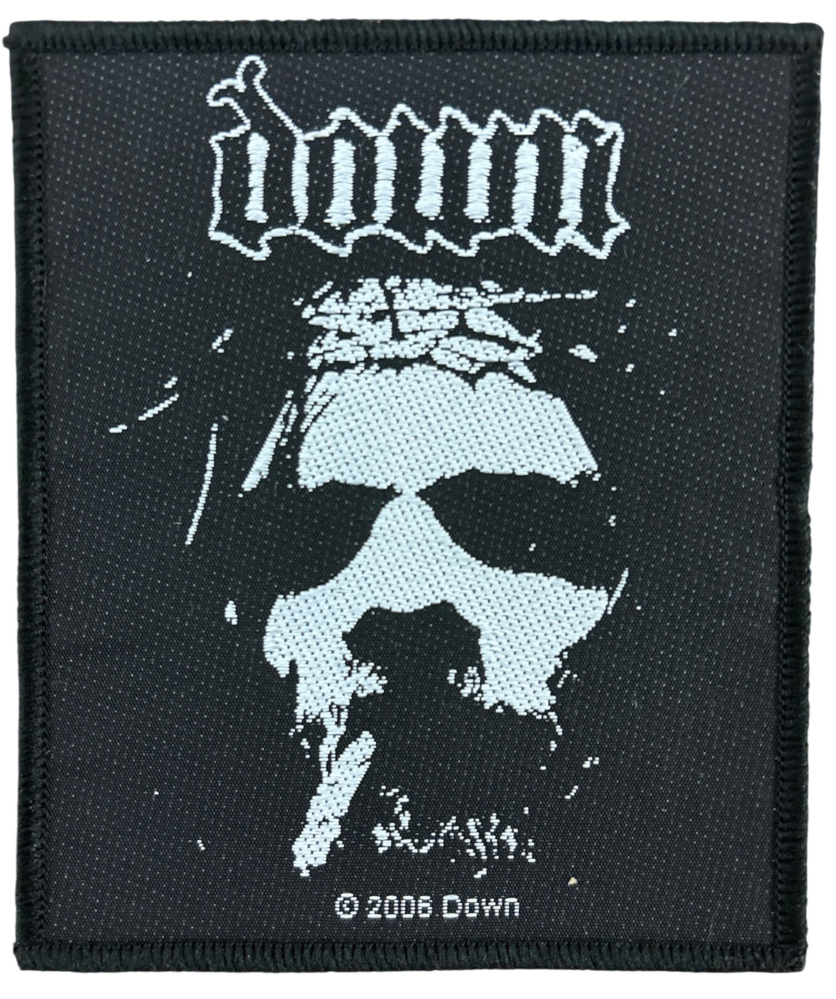 Down - Face kudottu hihamerkki - Hoopee.fi