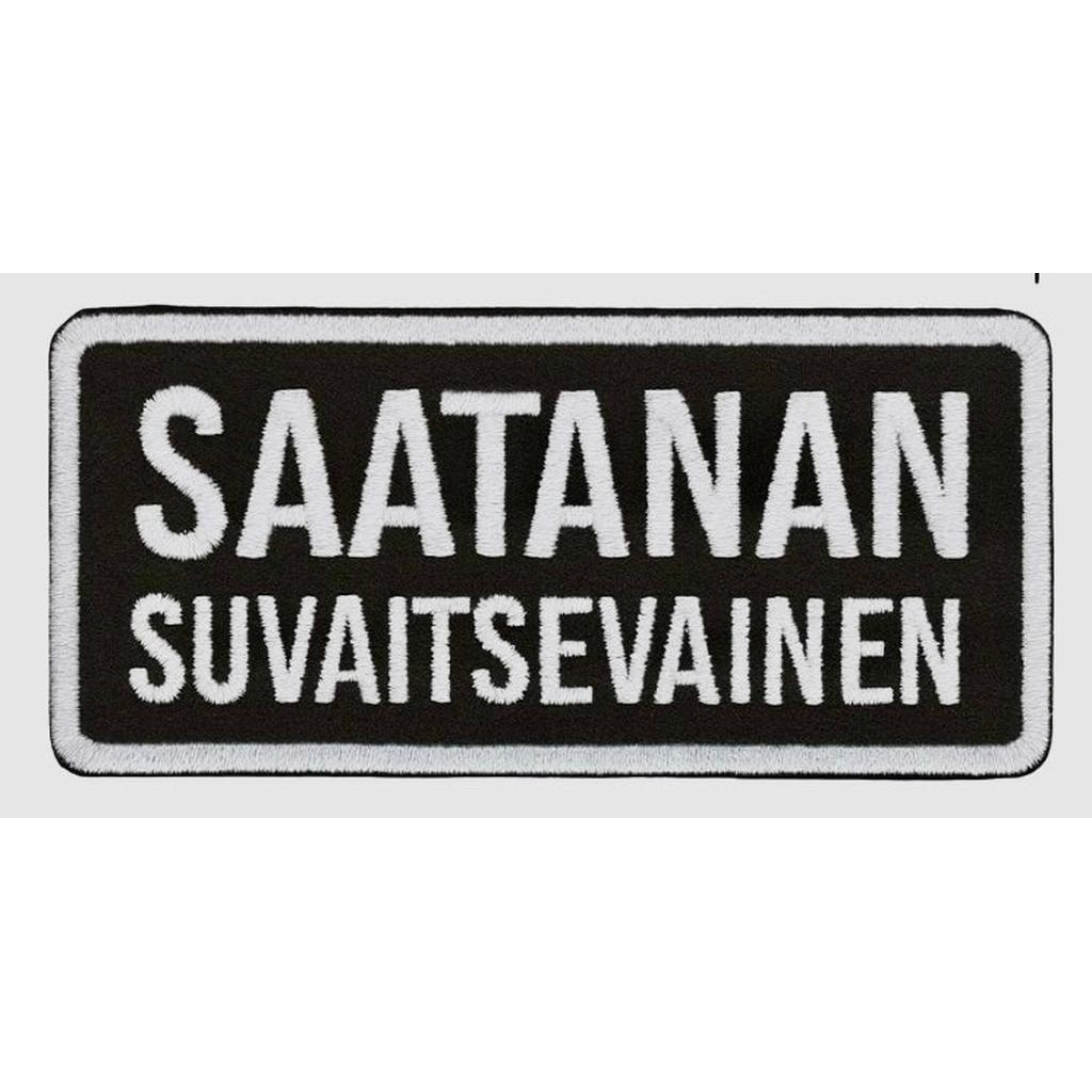Saatanan suvaitsevainen haalarimerkki - Hoopee.fi
