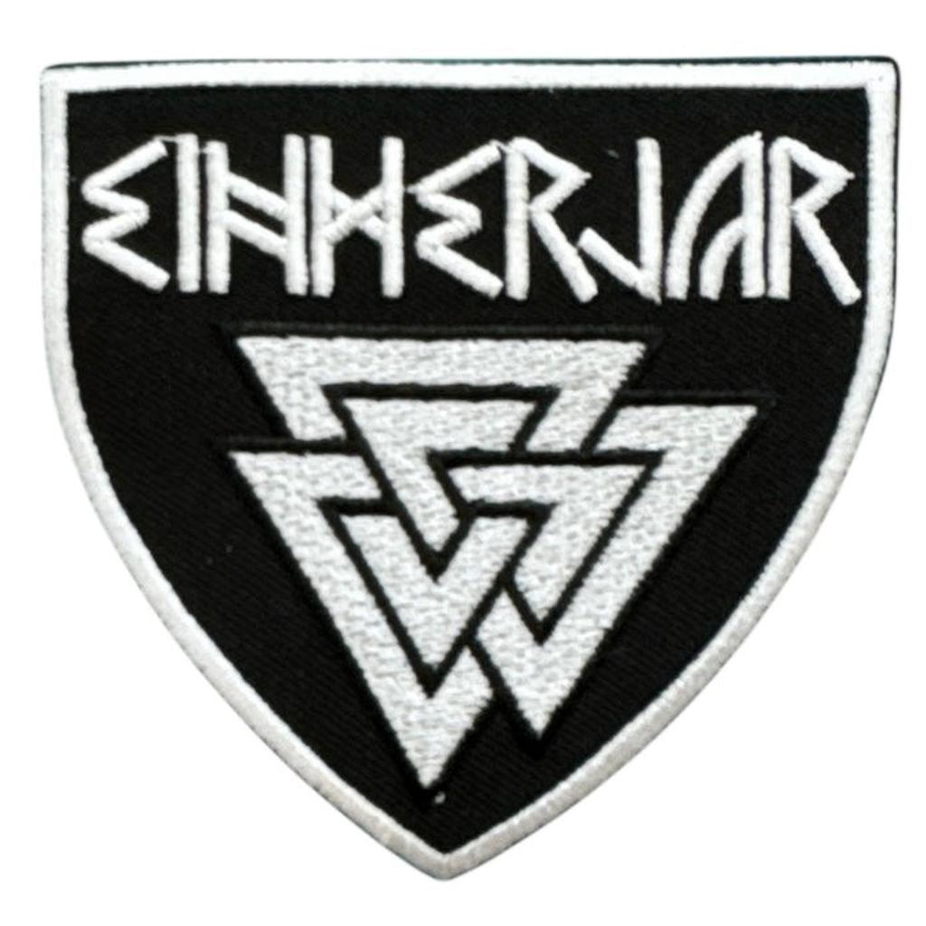 Einherjer - Shield Shaped hihamerkki - Hoopee.fi