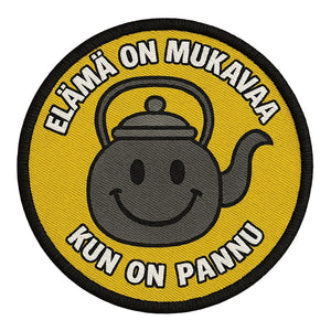 Elämä on mukavaa hihamerkki - Hoopee.fi