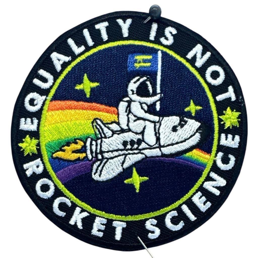 Equality is not rocket science kangasmerkki - Hoopee.fi