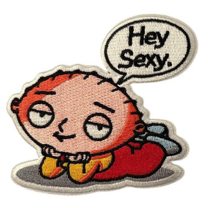 Family Guy Stewie - Hey sexy kangasmerkki - Hoopee.fi