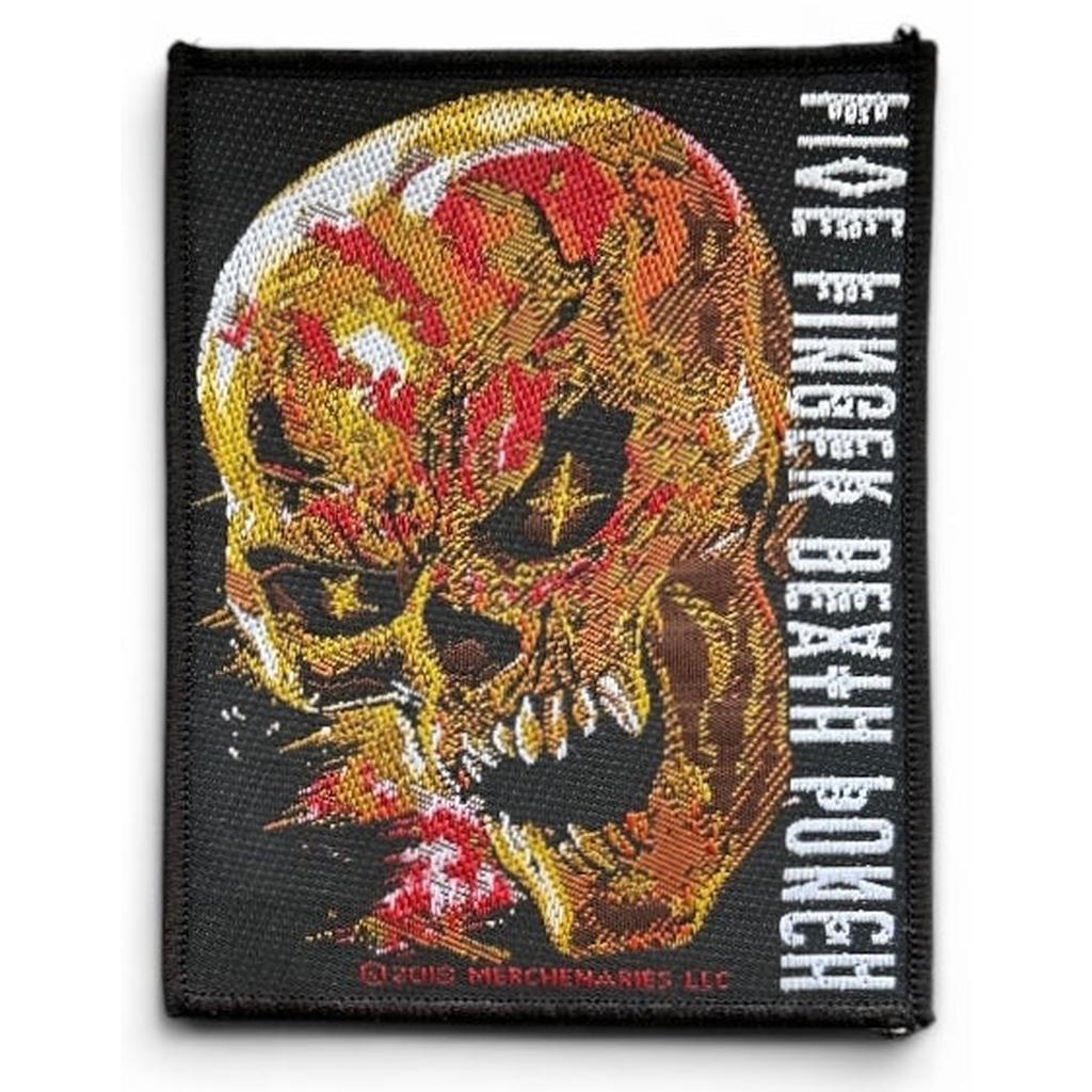 Five Finger Death Punch - And Justice For None Brodeerattu Hihamerkki / Patch 8×10 cm - Hoopee.fi