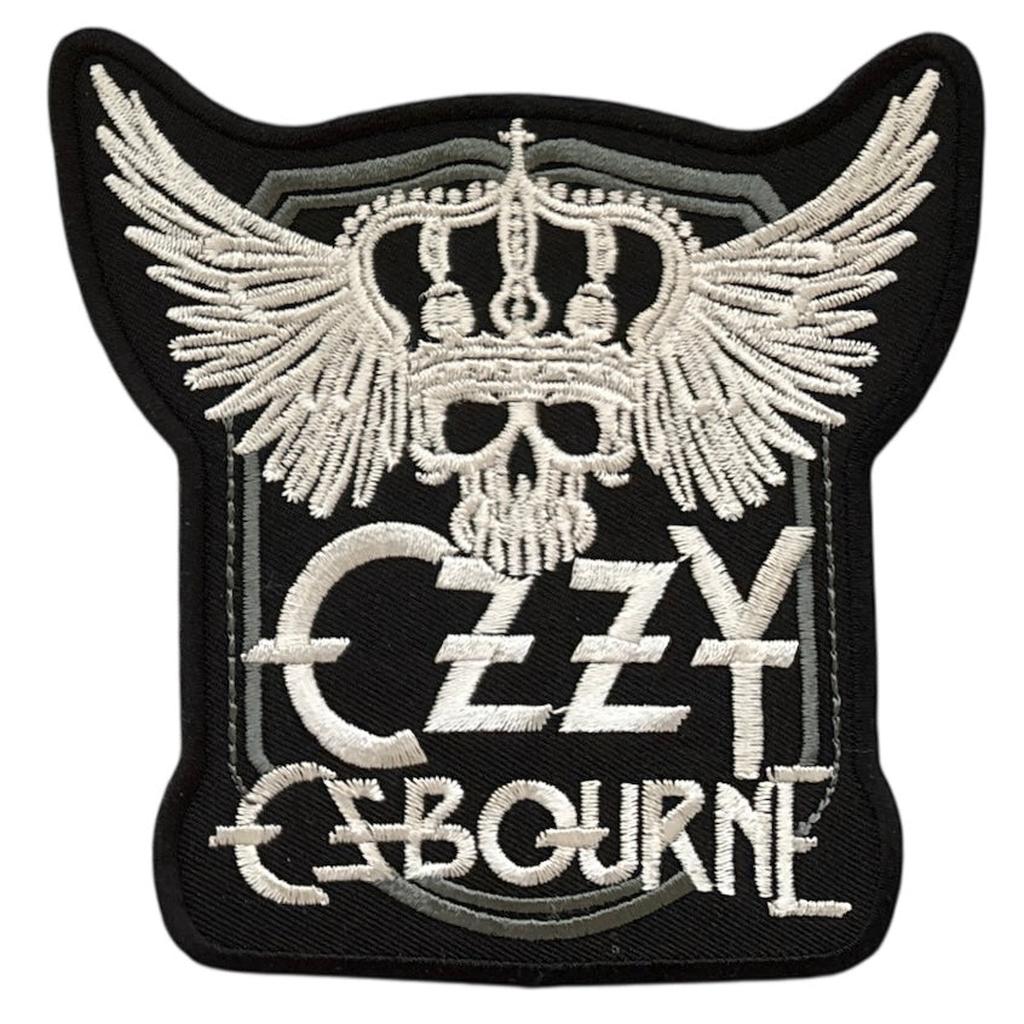 Ozzy - Crown wings skull hihamerkki - Hoopee.fi