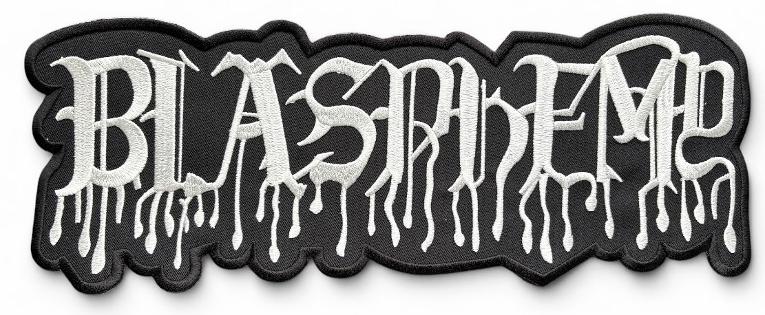 Blasphemy - Logo selkämerkki