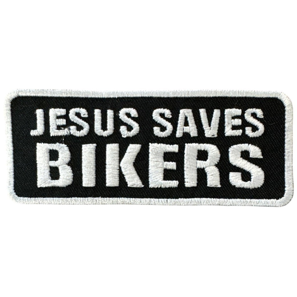 Jesus saves bikers hihamerkki - Hoopee.fi