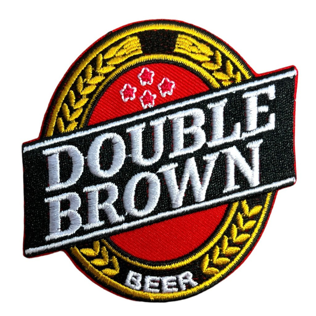 Double Brown beer kangasmerkki - Hoopee.fi
