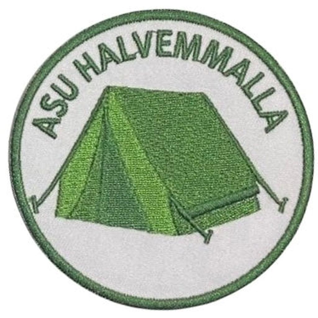 Asu halvemmalla - Kiitos Kela haalarimerkki - Hoopee.fi