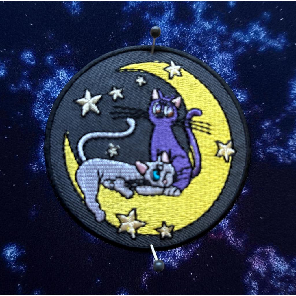 Sailor moon - Moon cats kangasmerkki - Hoopee.fi