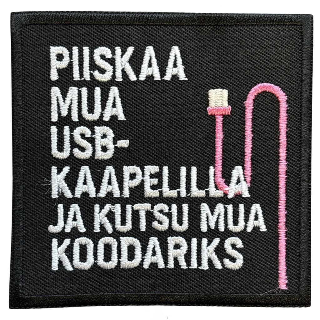 Koodari kangasmerkki - Hoopee.fi