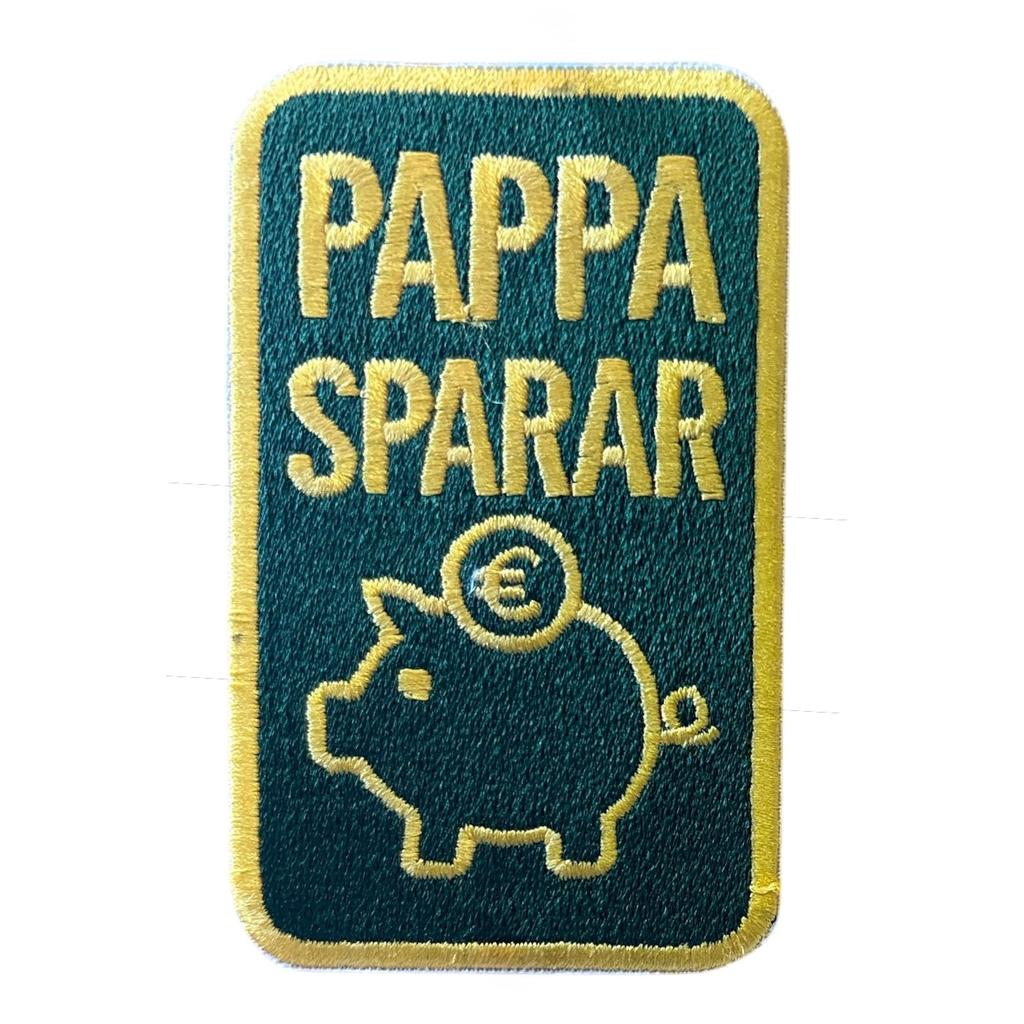 Pappa sparar haalarimerkki - Hoopee.fi