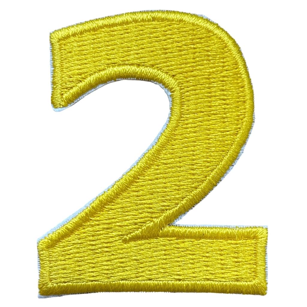 Numero 2 keltainen hihamerkki - Hoopee.fi