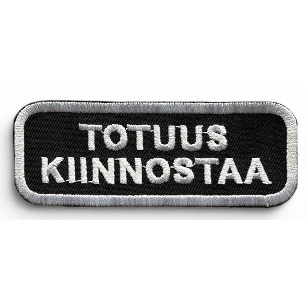 Totuus kiinnostaa haalarimerkki - Hoopee.fi