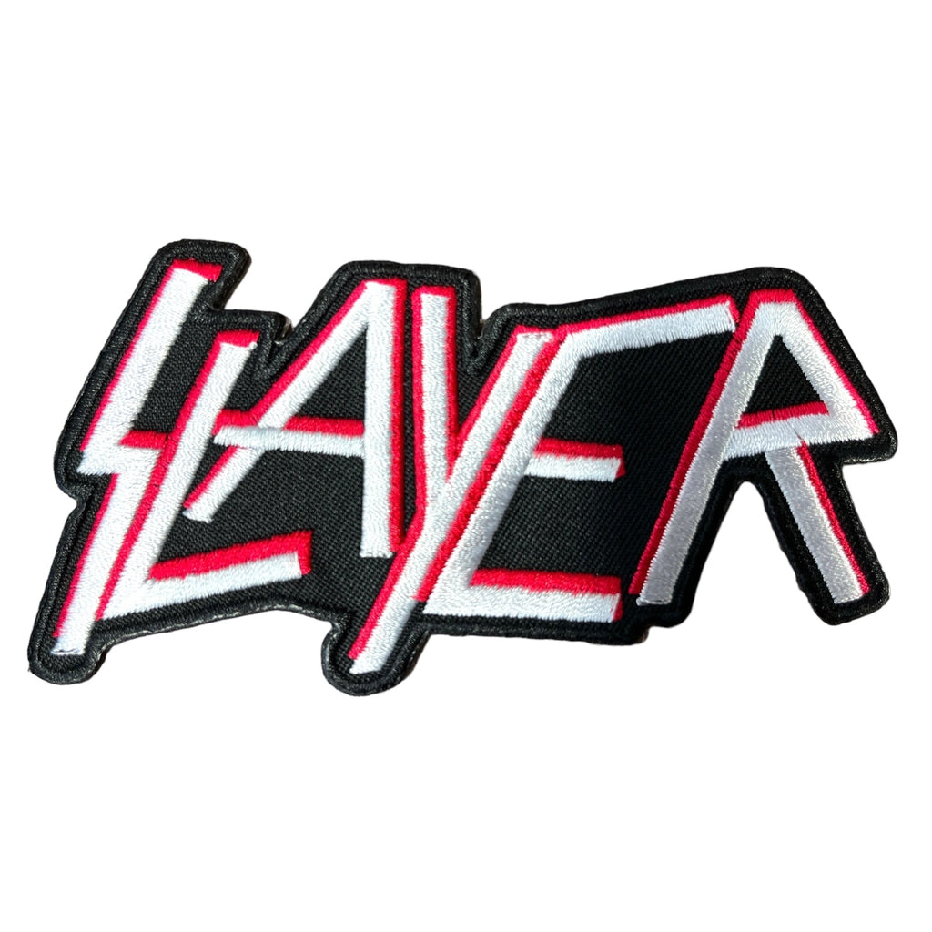 Slayer - White logo hihamerkki - Hoopee.fi