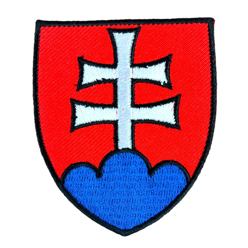 Slovakia shield kangasmerkki - Hoopee.fi