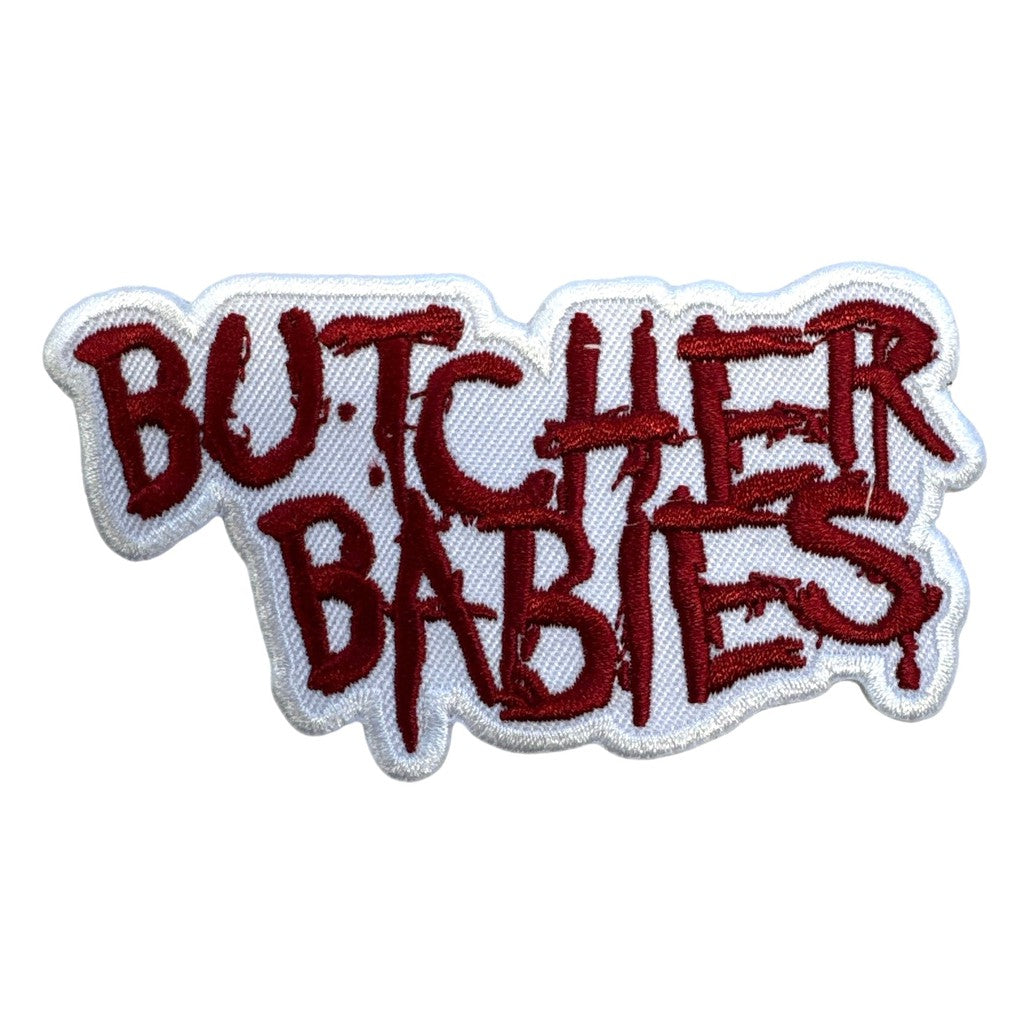 Butcher babies - Red White logo hihamerkki - Hoopee.fi