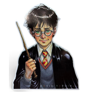 Harry Potter vinyylitarra 7×9,5 cm