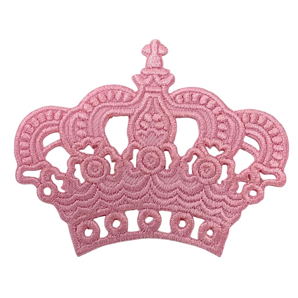 Pinkki kruunu hihamerkki - Hoopee.fi