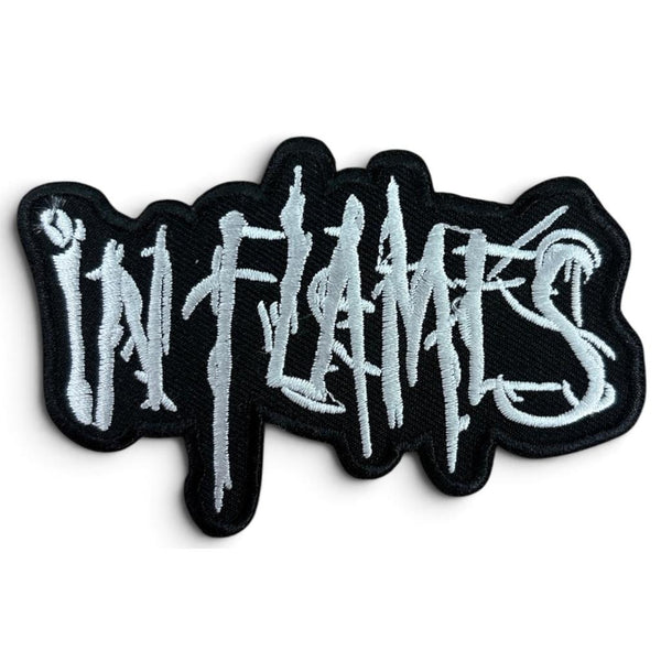 In Flames - 1 row logo hihamerkki - Hoopee.fi