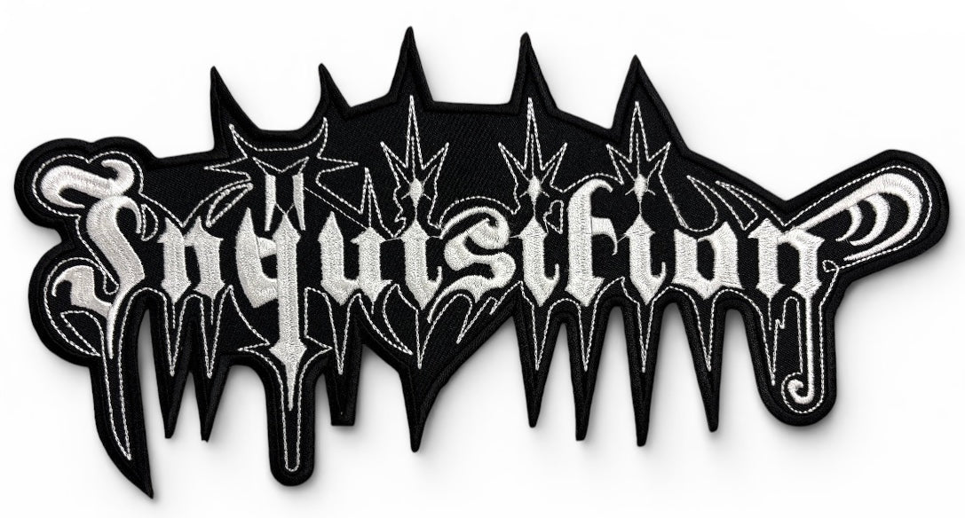 Inquisition - White logo selkämerkki