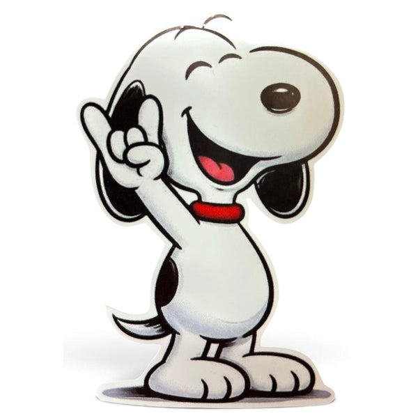 Snoopy vinyylitarra 6×10 cm