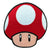 Super Mario red mushroom hihamerkki - Hoopee.fi