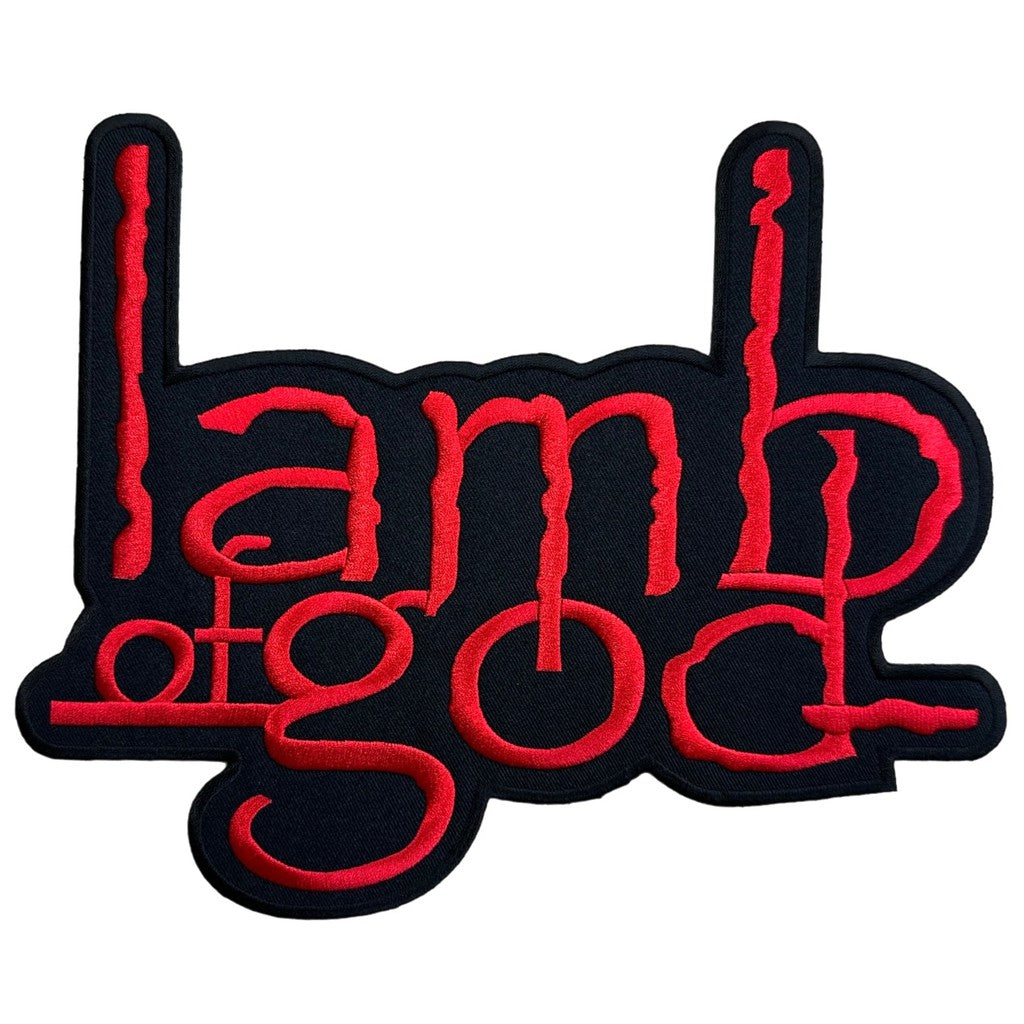 Lamb Of God - Red logo selkämerkki - Hoopee.fi