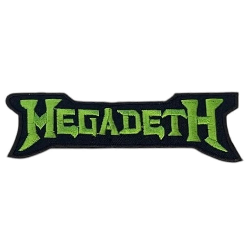 Megadeth - Green logo hihamerkki - Hoopee.fi