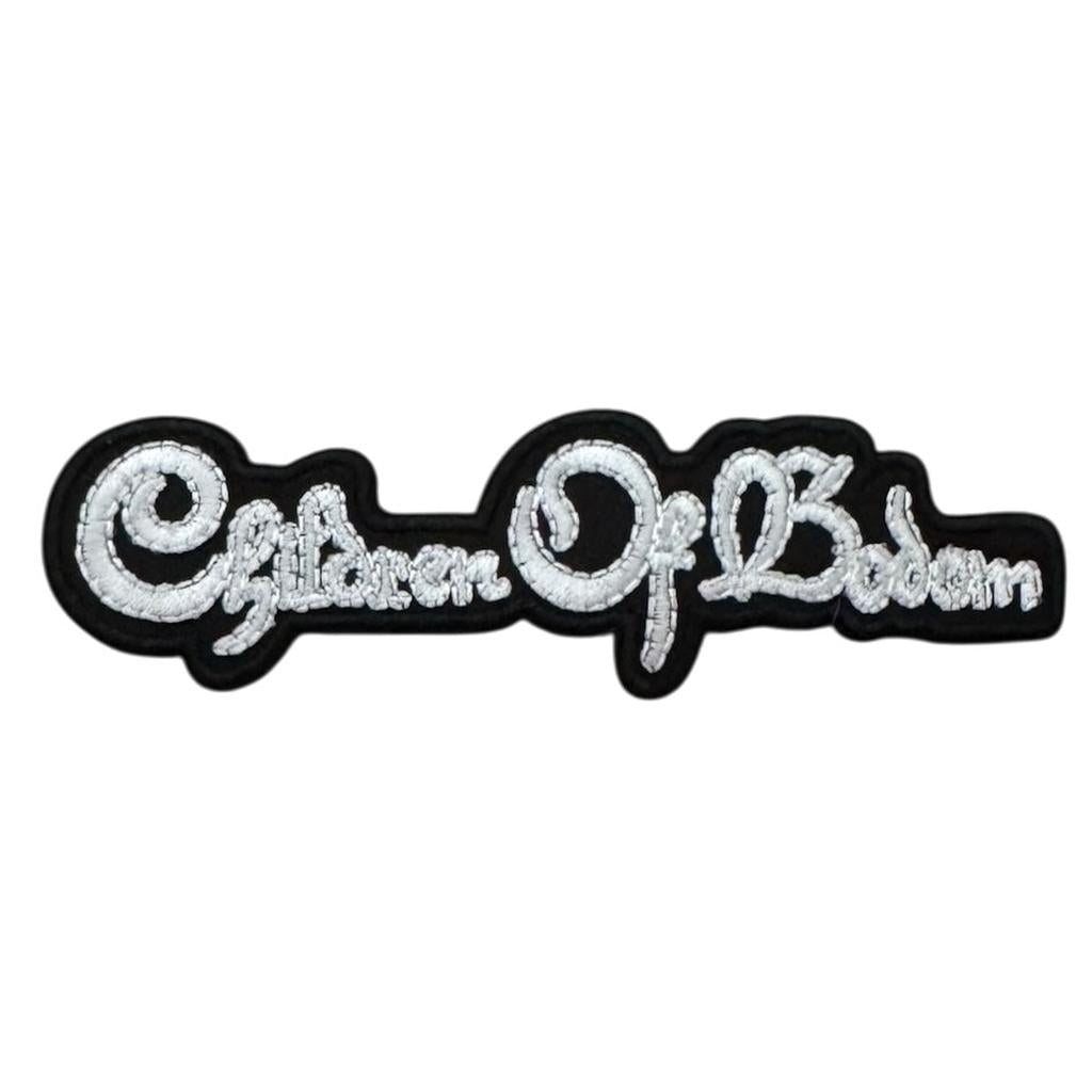 Children Of Bodom - White logo hihamerkki - Hoopee.fi