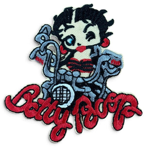 Betty Boop - Biker Betty kangasmerkki