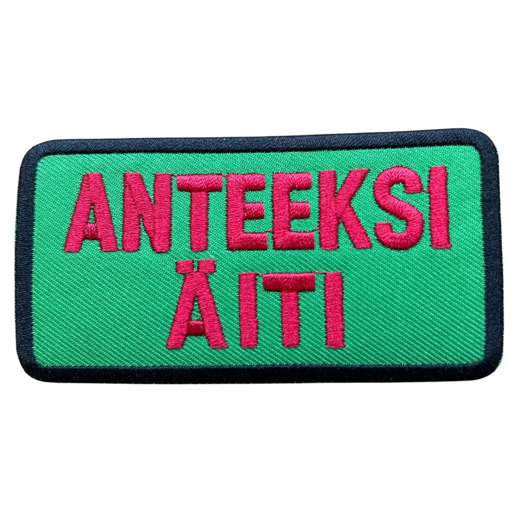 Anteeksi Äiti haalarimerkki - Hoopee.fi