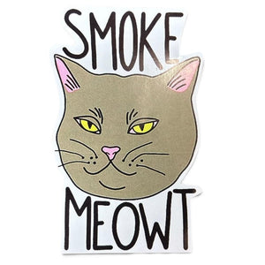 Smoke MEOWT vinyylitarra 7×11 cm