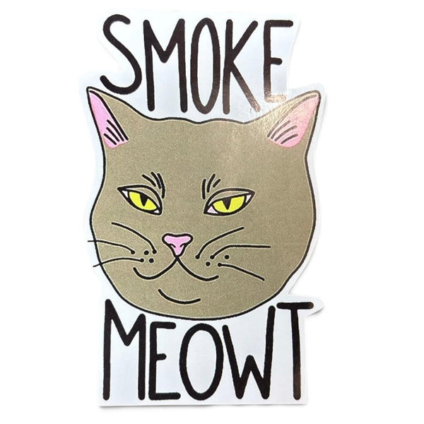 Smoke MEOWT vinyylitarra 7×11 cm