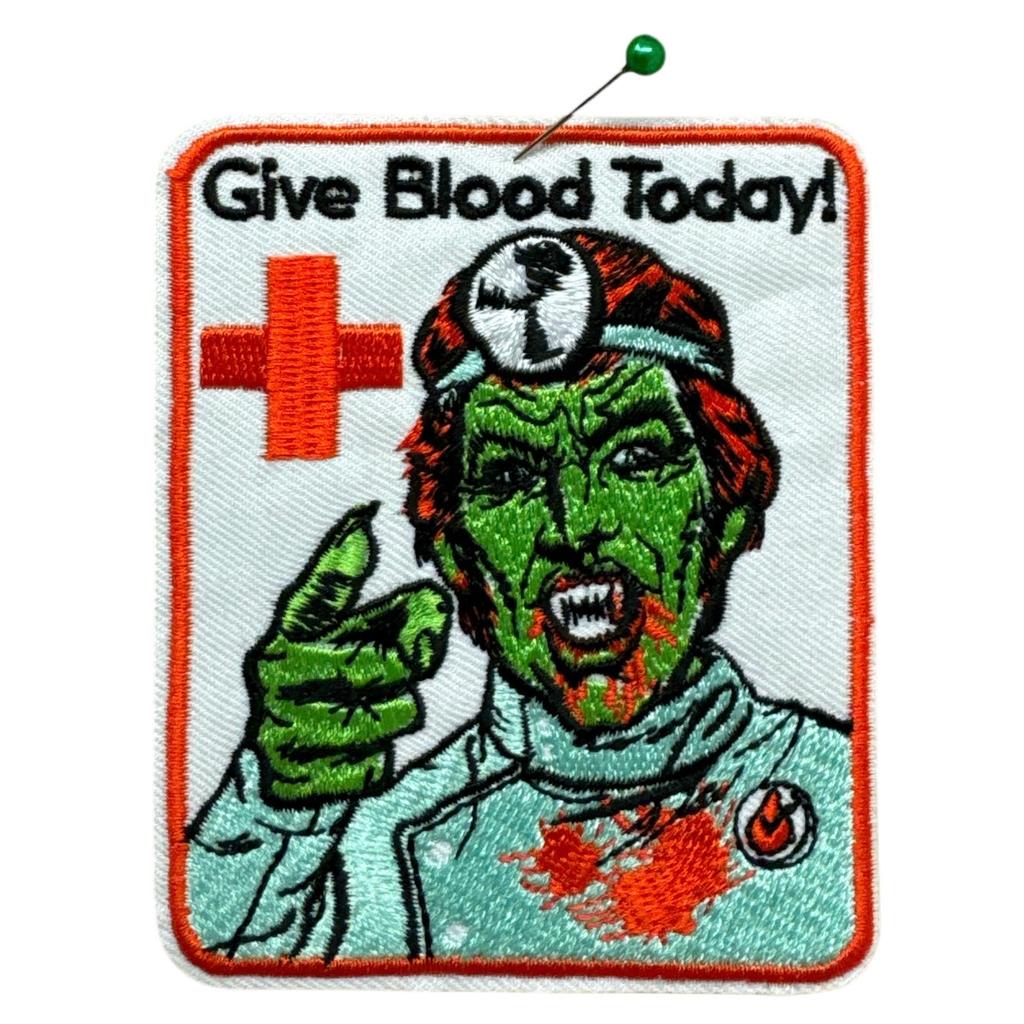 Give blood today kangasmerkki - Hoopee.fi
