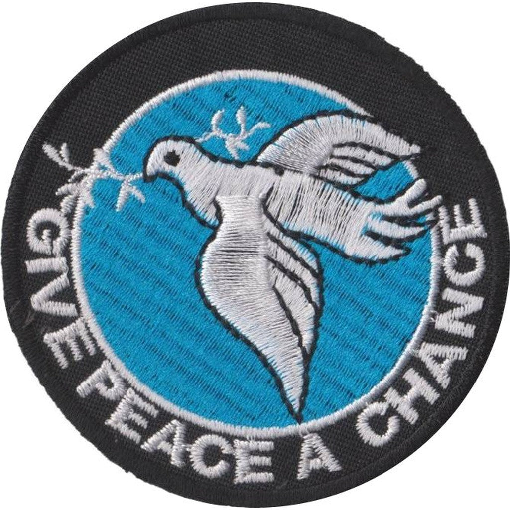 Give peace a change kangasmerkki - Hoopee.fi