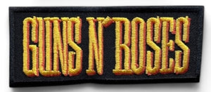 Guns N' Roses - 1 row logo kangasmerkki