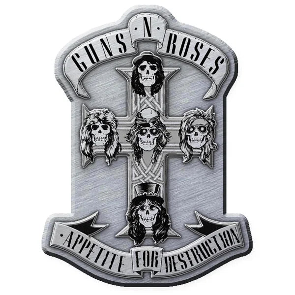 Guns N’ Roses - Appetite metallinen pinssi