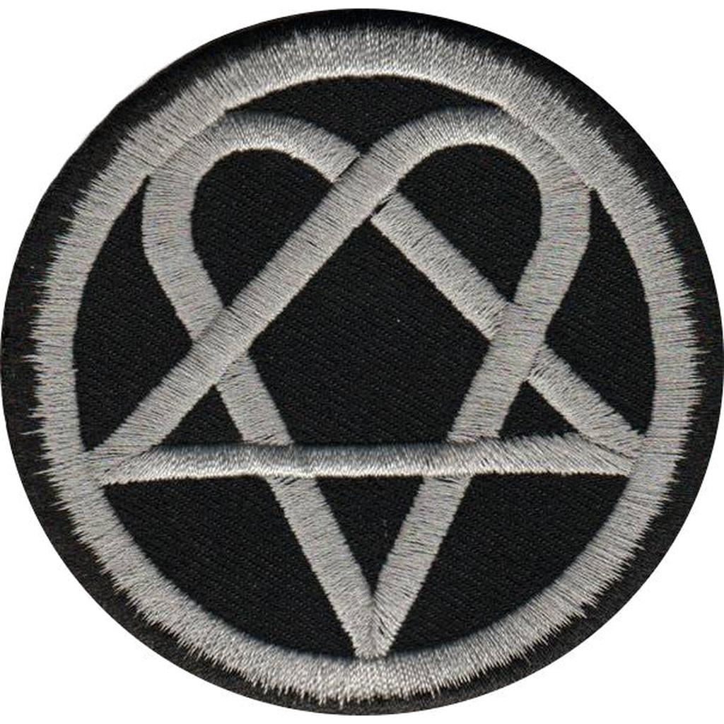 HIM - Silver heartagram hihamerkki - Hoopee.fi