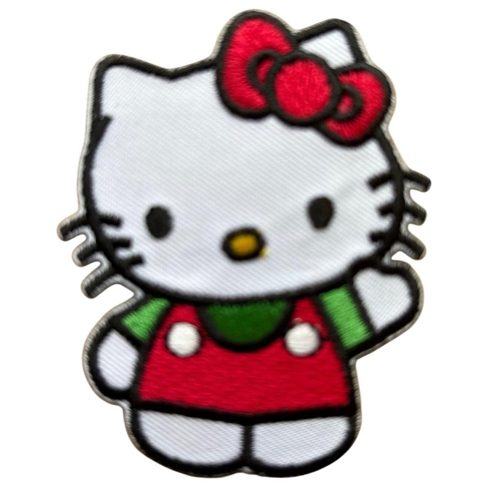 Hello Kitty - Red bow kangasmerkki - Hoopee.fi