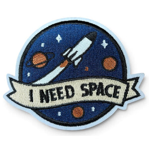 I Need Space kangasmerkki – sosiaalinen akku loppu - Hoopee.fi