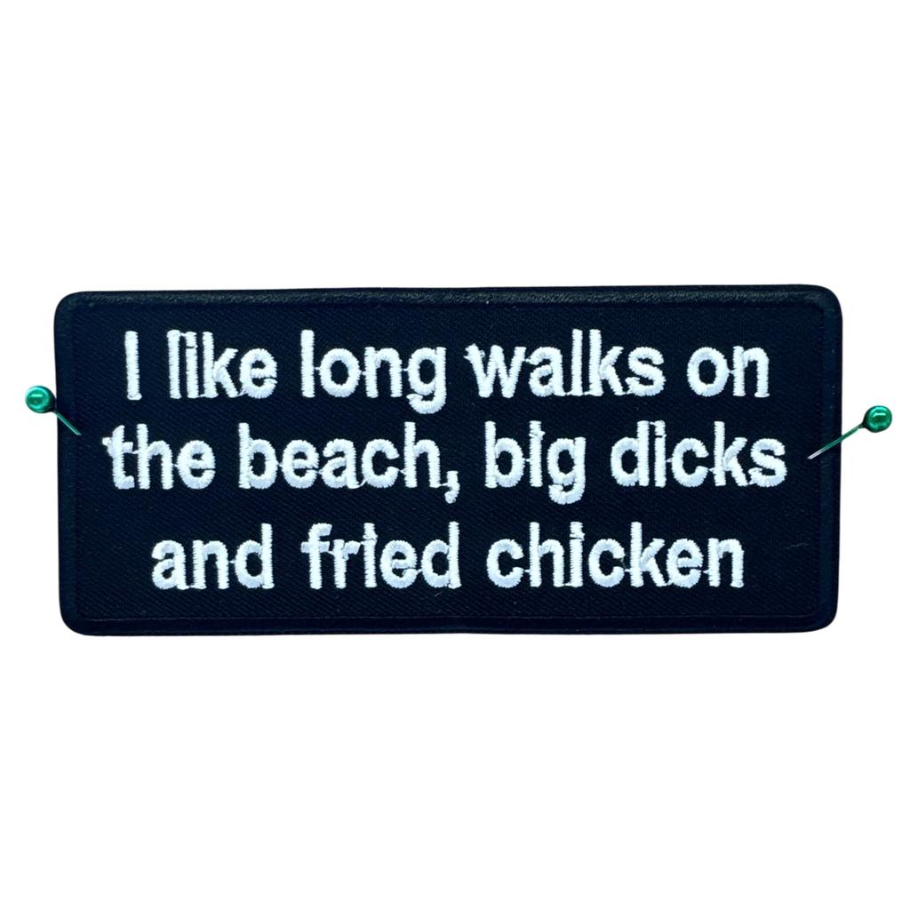 I like long walks kangasmerkki - Hoopee.fi