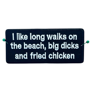 I like long walks kangasmerkki - Hoopee.fi