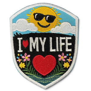 I love my life kangasmerkki - Hoopee.fi